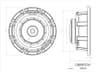Oberton 10B200 10 inch 8 ohm loudspeaker driver thumbnail view 3