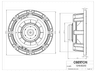 Oberton 10NMB200 10 inch 8 ohm loudspeaker driver thumbnail view 3