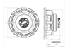 Oberton 10CX 10 inch 8 ohm loudspeaker driver thumbnail view 3