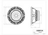 Oberton 12B450 12 inch 8 ohm loudspeaker driver thumbnail view 3