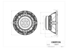 Oberton 12B45V 12 inch 8 ohm loudspeaker driver thumbnail view 3