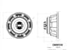 Oberton 12CX1 12 inch 8 ohm loudspeaker driver thumbnail view 3
