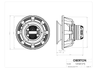 Oberton 12H4CX72 12 inch 8 ohm loudspeaker driver thumbnail view 3