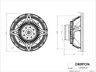 Oberton 12NMB35 12 inch 8 ohm loudspeaker driver thumbnail view 3
