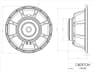Oberton 15B450 / 15B450A / 15B450A2 15 inch 8 ohm loudspeaker driver thumbnail view 3
