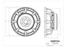 Oberton 15XB1201 15 inch 8 ohm loudspeaker driver thumbnail view 3