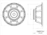 Oberton 15XL400 15 inch 8 ohm loudspeaker driver thumbnail view 3