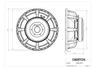 Oberton 15XL701 15 inch 8 ohm loudspeaker driver thumbnail view 3