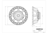 Oberton 18B450 18 inch 8 ohm loudspeaker driver thumbnail view 2