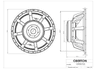 Oberton 18FBR700 18 inch 8 ohm loudspeaker driver thumbnail view 3