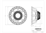 Oberton 18NXB700 18 inch 8 ohm loudspeaker driver thumbnail view 3