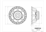 Oberton 18XB700 18 inch 8 ohm loudspeaker driver thumbnail view 3