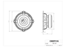 Oberton 6B150 6.5 inch 8 ohm loudspeaker driver thumbnail view 3