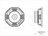 Oberton 8M150 8 inch 8 ohm loudspeaker driver thumbnail view 3