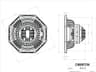 Oberton 8NCX 8 inch 8 ohm loudspeaker driver thumbnail view 4