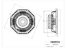 Oberton 8NM250v2 8 inch 16 ohm loudspeaker driver thumbnail view 3