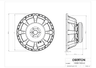Oberton 18XB1500v2 18 inch 8 ohm loudspeaker driver thumbnail view 2