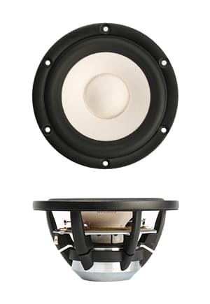 SB Acoustics MW13PNW-4 5 inch 4 ohm loudspeaker driver similar driver