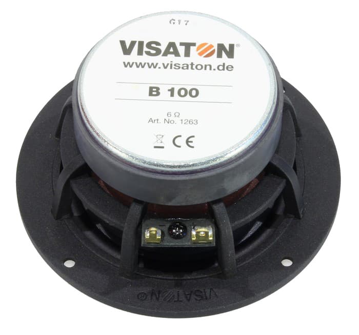 Visaton B 100 4 inch 6 ohm loudspeaker driver view 2