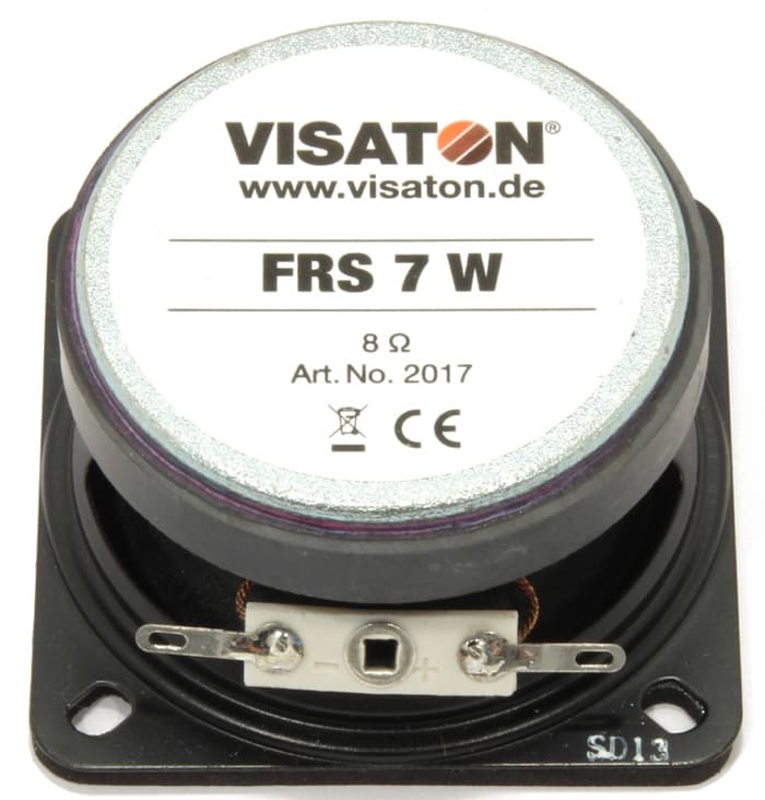 Visaton FRS 7 W 2.5 inch 8 ohm loudspeaker driver view 2