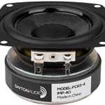 Dayton Audio PC83-4 3 inch 4 ohm loudspeaker driver view 2