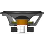 Dayton Audio HTS545HE-4 21 inch 4 ohm loudspeaker driver view 8