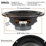 Dayton Audio PCS175-4 2 inch 4 ohm loudspeaker driver thumbnail view 6