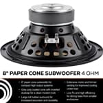 Dayton Audio PCS8-4 8 inch 4 ohm loudspeaker driver view 8