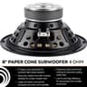 Dayton Audio PCS8-4 8 inch 4 ohm loudspeaker driver thumbnail view 8