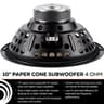 Dayton Audio PCS10-4 10 inch 4 ohm loudspeaker driver thumbnail view 8