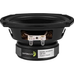 Dayton Audio DC130A-8 4 inch 8 ohm loudspeaker driver similar driver