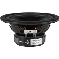 Dayton Audio DC130B-8 4 inch 8 ohm loudspeaker driver similar driver