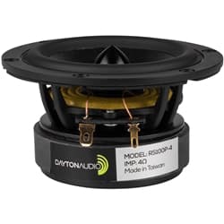 Dayton Audio RS100P-4 4 inch 4 ohm loudspeaker driver similar driver