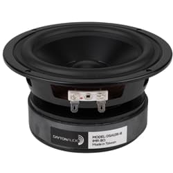 Dayton Audio DSA135-8 5 inch 8 ohm loudspeaker driver similar driver