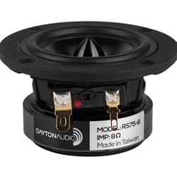 Dayton Audio RS75-8 3 inch 8 ohm loudspeaker driver view 1