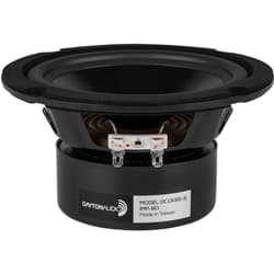 Dayton Audio DC130BS-8 4 inch 8 ohm loudspeaker driver similar driver