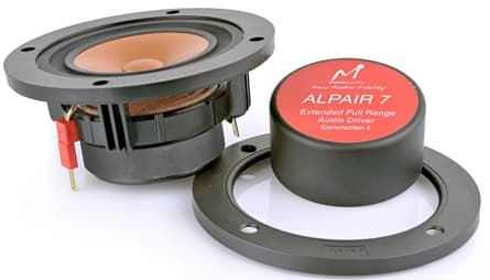 Markaudio Alpair 7 0 inch 5.4 ohm loudspeaker driver view 3