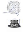 Markaudio CHN-70 2.755905511811024 inch 6 ohm loudspeaker driver thumbnail view 2
