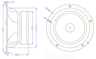Markaudio Pluvia 11 4.330708661417323 inch 6 ohm loudspeaker driver thumbnail view 2