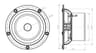 Markaudio Alpair 7 2.755905511811024 inch 8 ohm loudspeaker driver thumbnail view 2