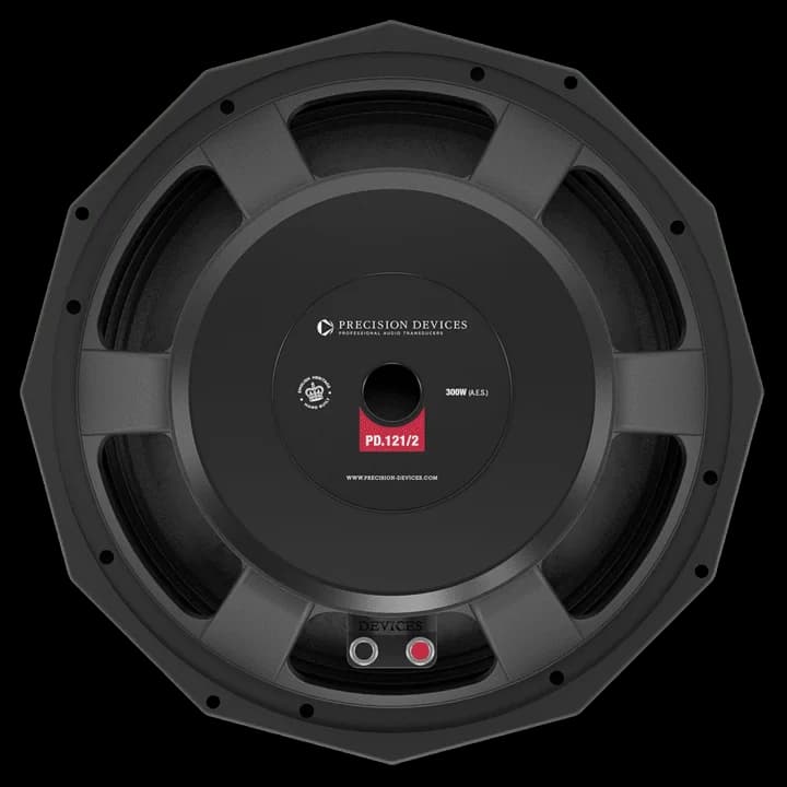 Precision Devices PD.121/2 12 inch 8 ohm loudspeaker driver view 3