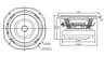 SB Audience ROSSO-6MW150D 6 inch 8 ohm loudspeaker driver thumbnail view 4