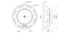 SB Audience BIANCO-15SW400 15 inch 8 ohm loudspeaker driver thumbnail view 4