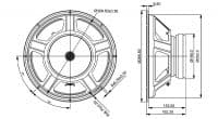 SB Audience BIANCO-15W200 15 inch 8 ohm loudspeaker driver view 3