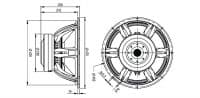 SB Audience NERO-18SW1900D 18 inch 5.2 ohm loudspeaker driver view 4