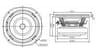 SB Audience ROSSO-6MW150D 6 inch 8 ohm loudspeaker driver thumbnail view 3