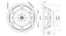 SB Audience ROSSO-15MW500 15 inch 8 ohm loudspeaker driver thumbnail view 3