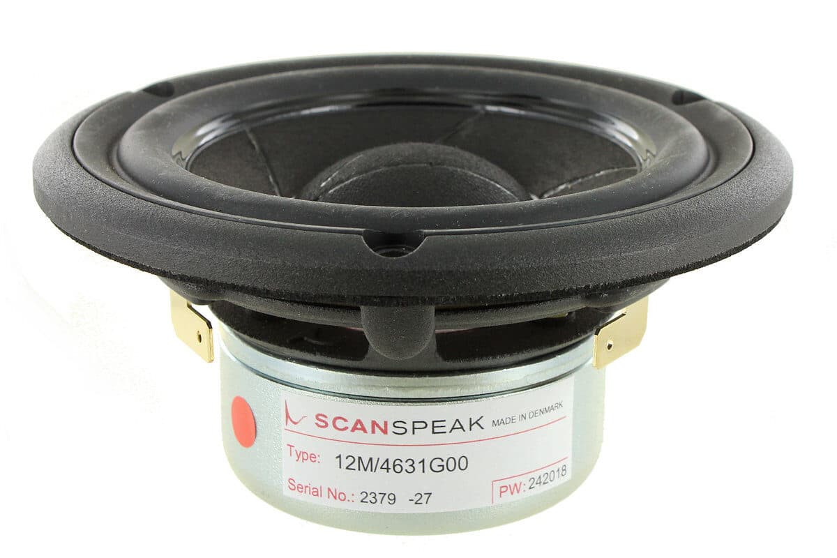 Scanspeak 12M/4631G00 5 inch 4 ohm loudspeaker driver view 2