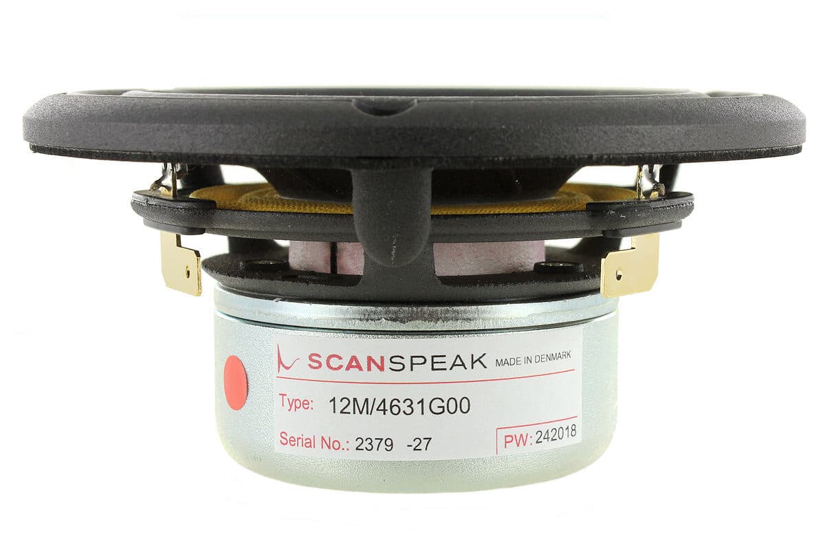 Scanspeak 12M/4631G00 5 inch 4 ohm loudspeaker driver view 3
