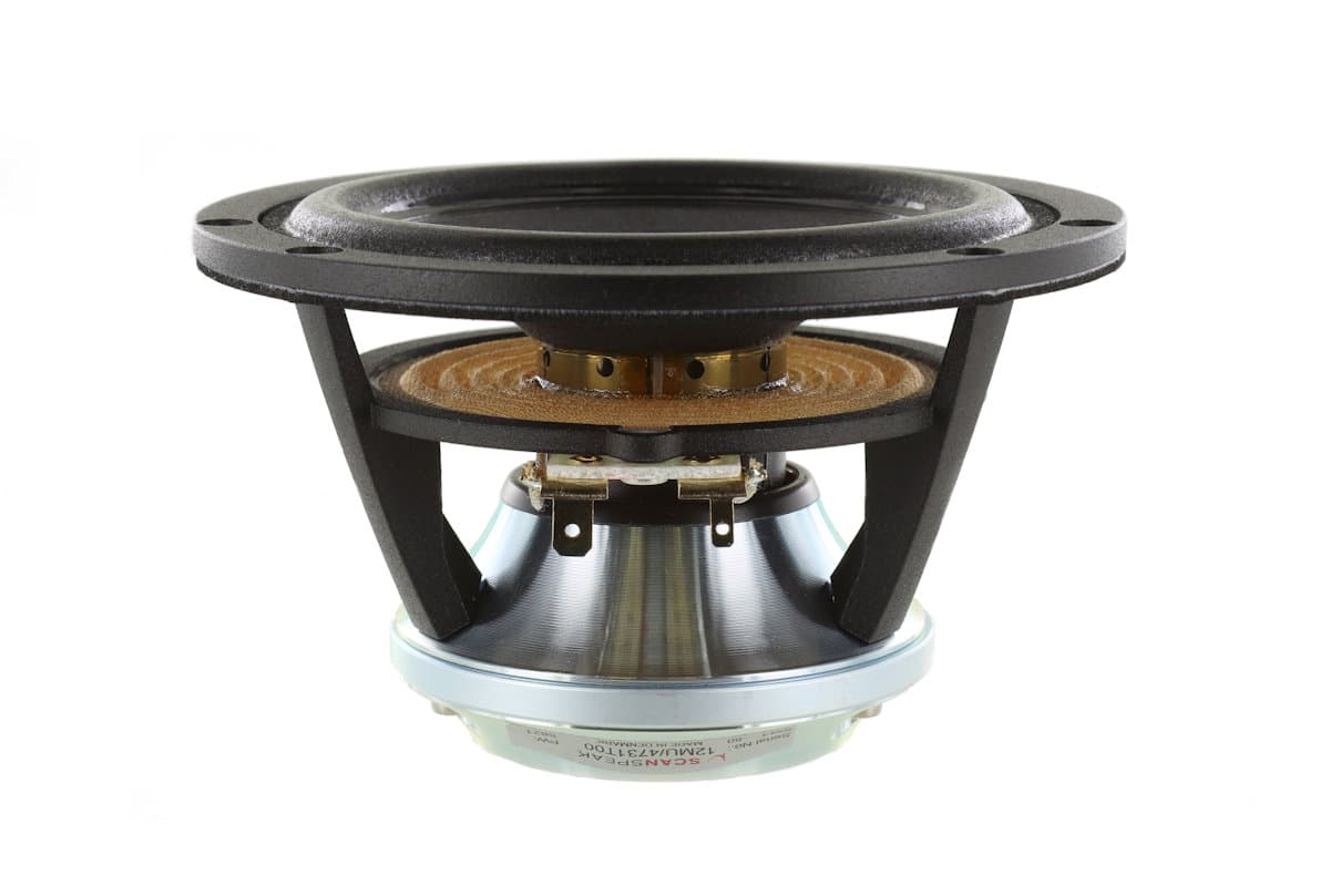 Scanspeak 12MU/4731T00 5 inch 4 ohm loudspeaker driver view 3